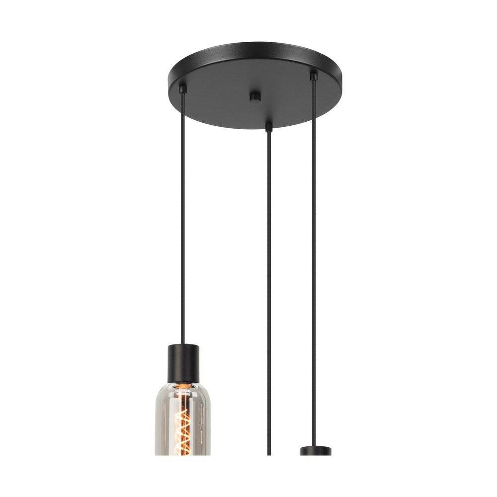 Symbolbild für Eglo Pendelleuchte Maione Stahl Schwarz | IP20 - Geeignet für 3x E27