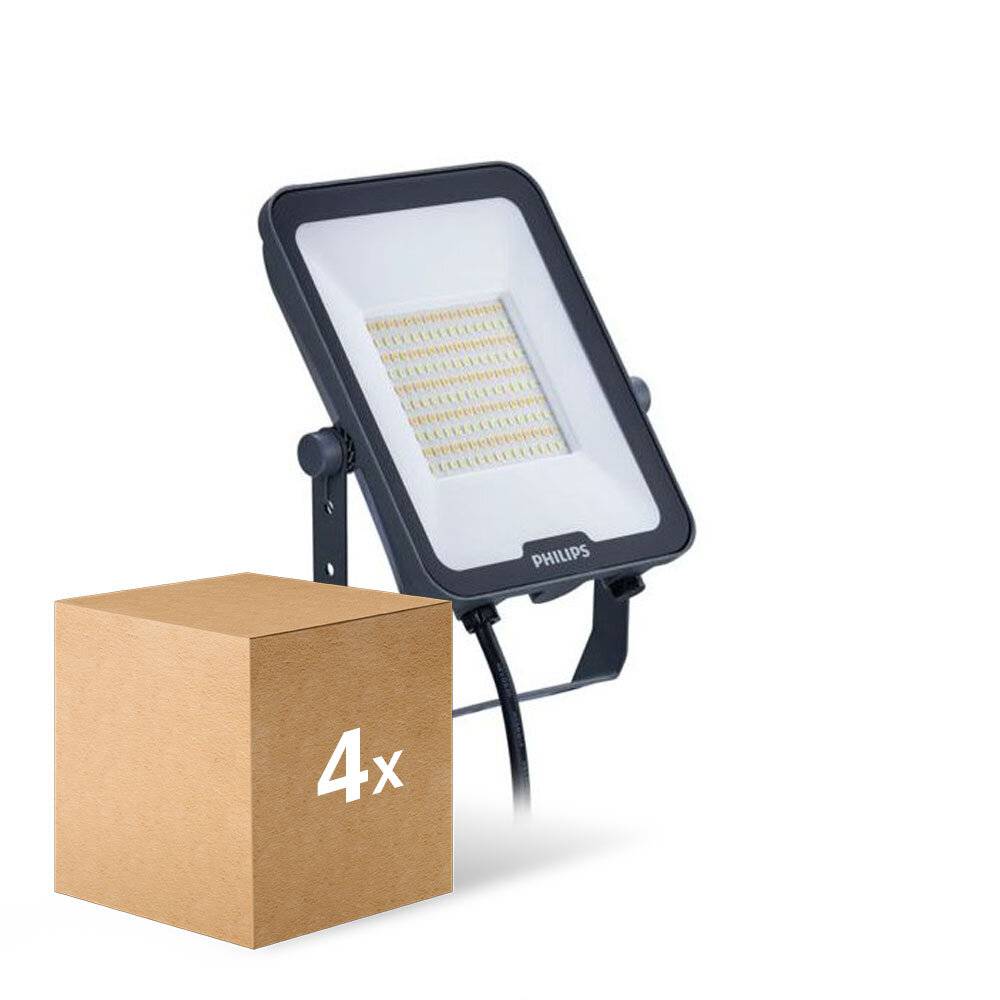 Mehrfachpackung 4x Philips LED-Scheinwerfer Ledinaire BVP167 50W 6000lm 110D - 830-840-865 CCT |-0