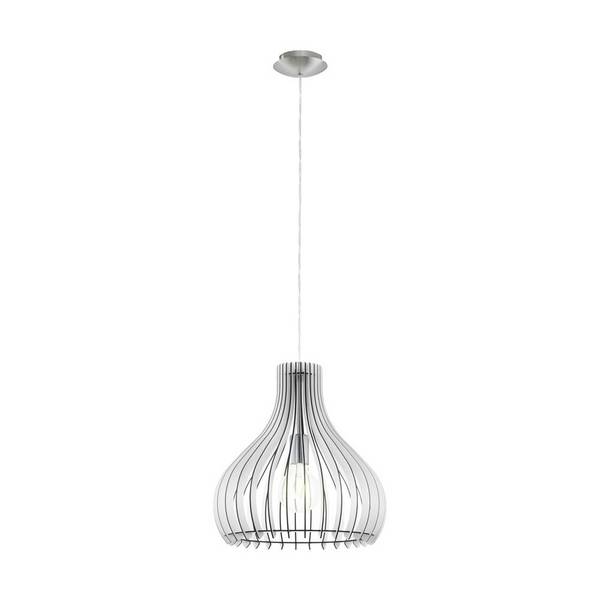 Eglo Pendelleuchte Tindori Stahl Satin-Nickel | IP20 - Geeignet für 1x E27