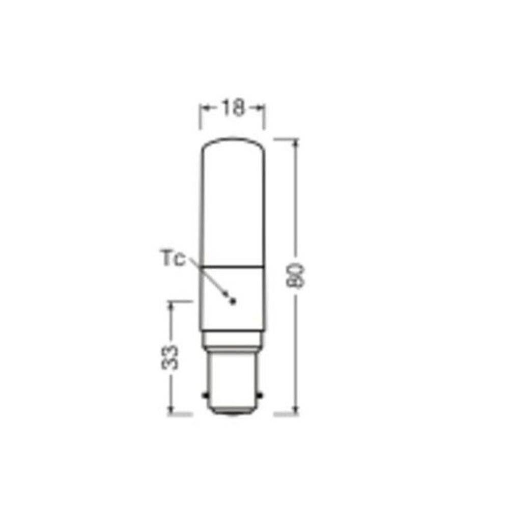 Symbolbild für OSRAM LED SLIM - LED-Lampe - B15d - 6.5 W (Entsprechung 60 W)