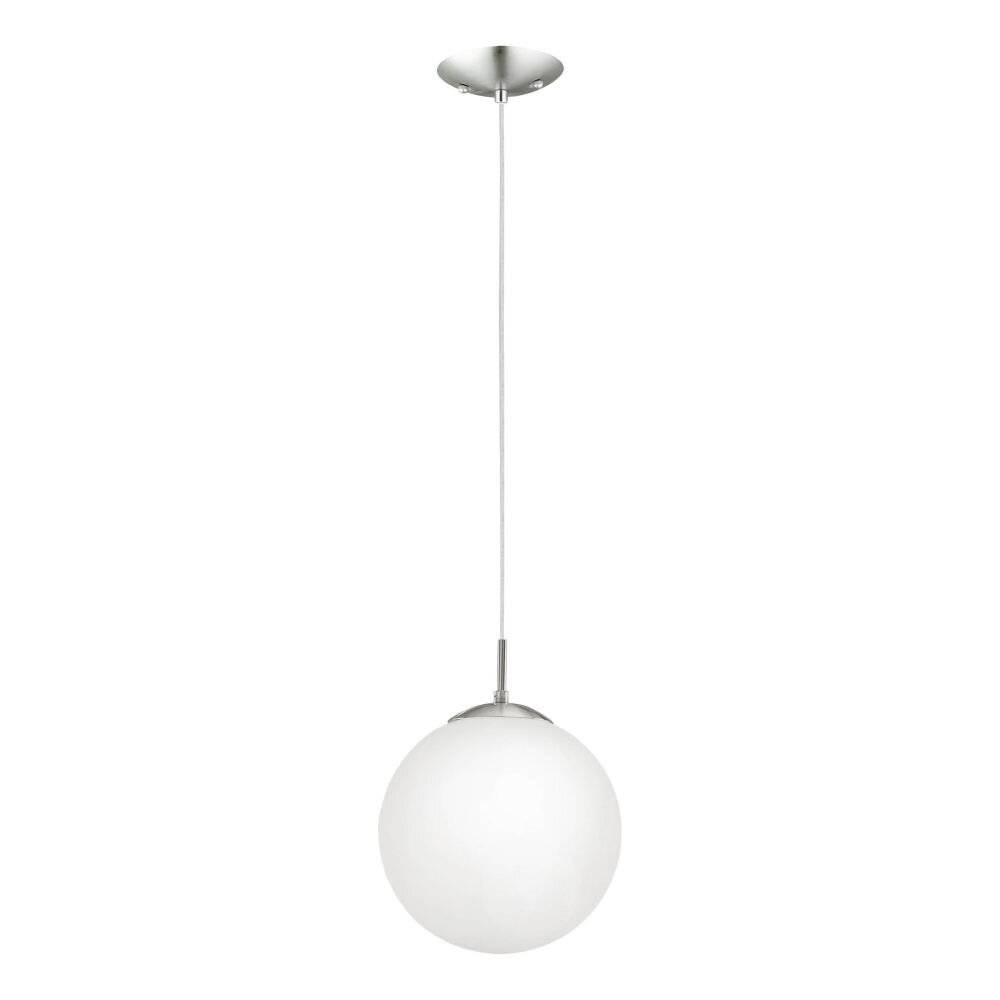 Eglo Pendelleuchte Rondo Stahl Satin-Nickel | Geeignet für E27-0