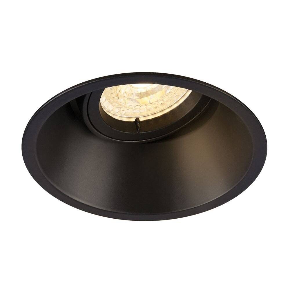 SLV 113140 Horn-T Einbauleuchte LED GU10 50 W Schwarz (matt)-3