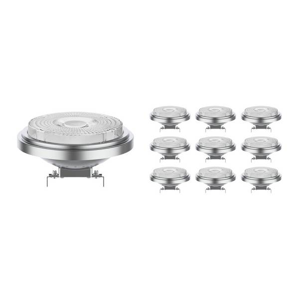 Mehrfachpackung 10x Noxion LED-Spot G53 AR111 7.4W 450lm 40D - 927 Extra Warmweiß | Höchste Farbw