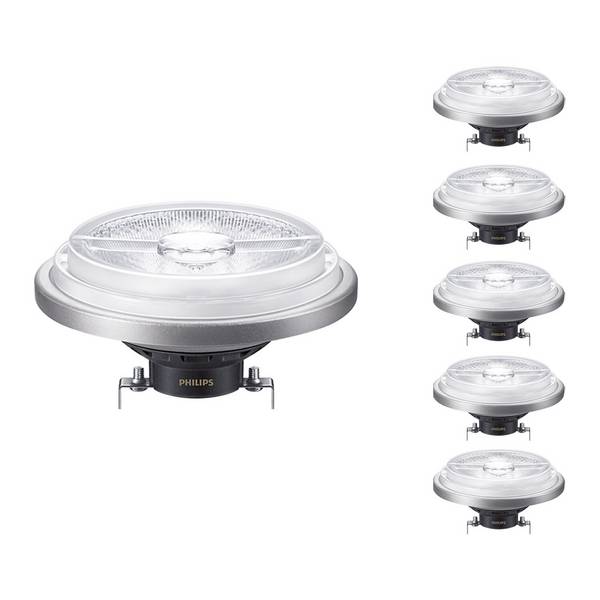 Mehrfachpackung 6x Philips MASTER LED Spot G53 AR111 10.8W 600lm 40D - 927 Extra Warmweiß | Höchs