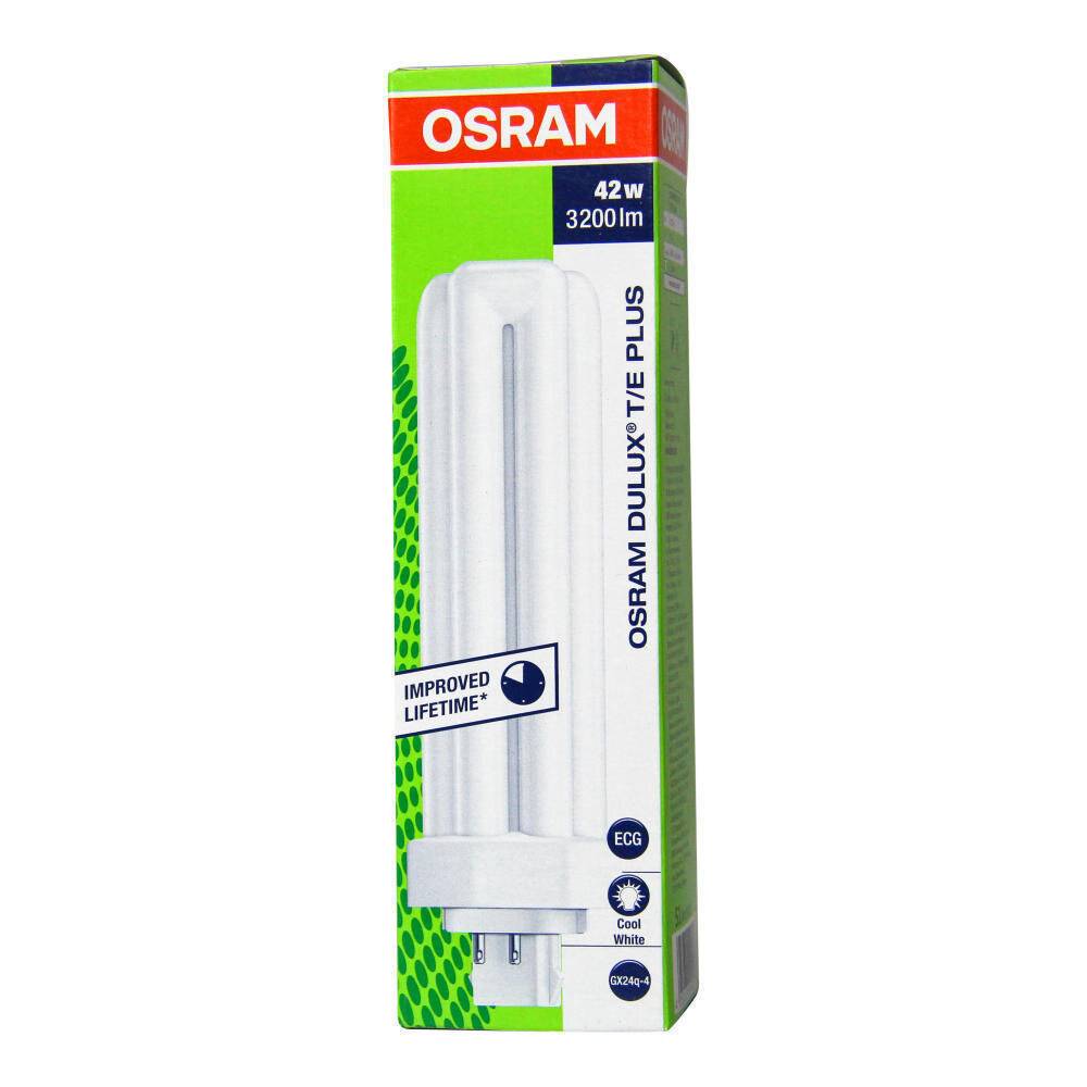 Symbolbild für Mehrfachpackung 10x Osram Dulux T/E Plus 42W 840 | Kaltweiß - 4-Pins