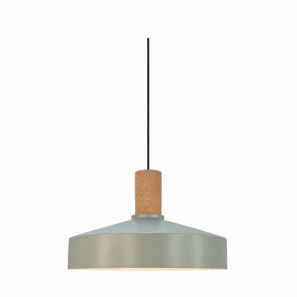 Nordlux Elvas Cork Pendelleuchte Metall Grün| Geeignet für 1x E27-0