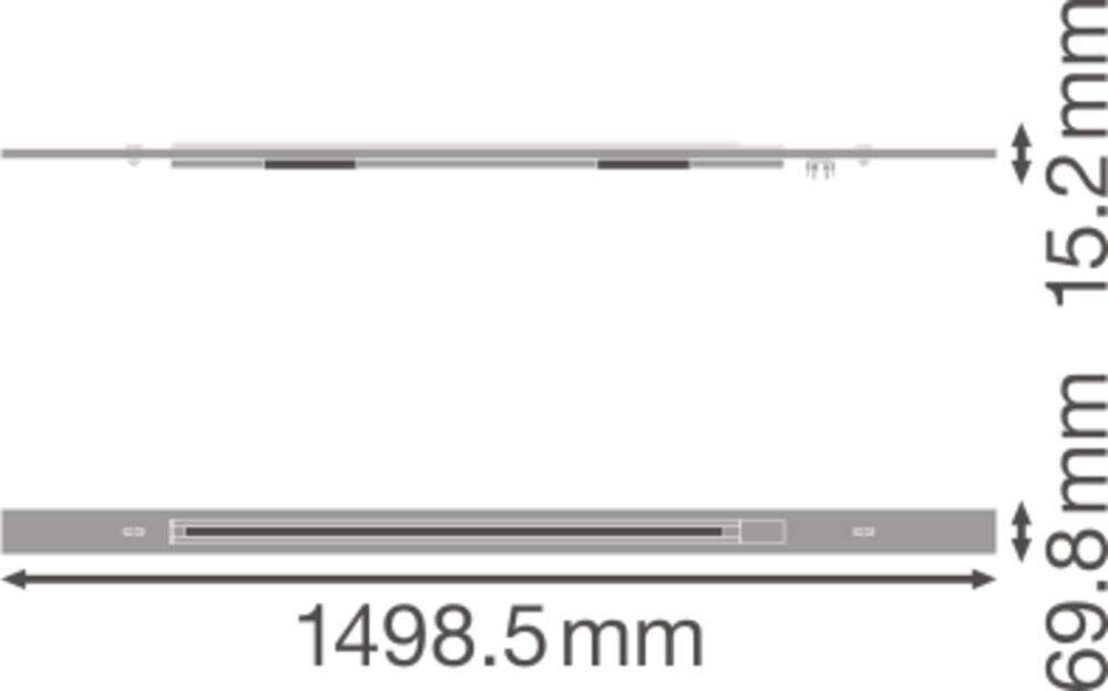 Symbolbild für LEDVANCE Stromschieneneinsatz 1500mm TRUSYSPFMSPOTTRACK