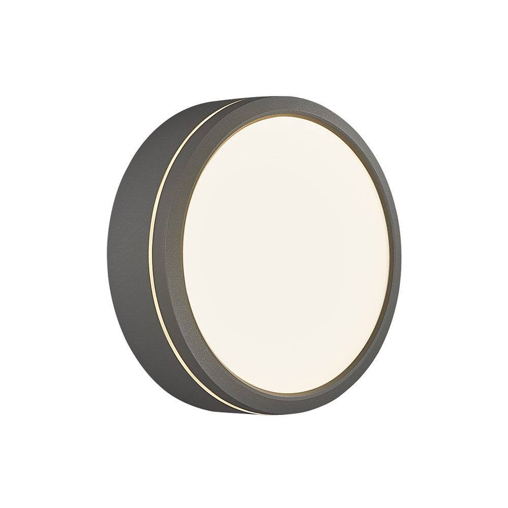 Symbolbild für Nordlux Ava Smart LED-Deckenleuchte Grau 9.5W 600lm 159D – 827 - Extra Warmweiß | Dimmbar - IP54