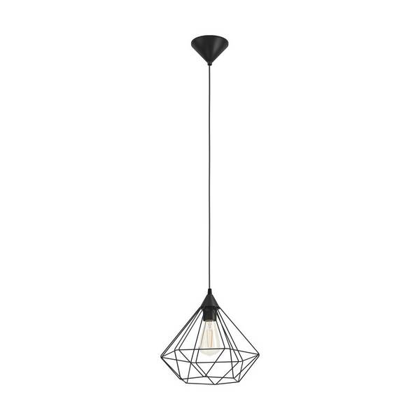 Eglo Pendelleuchte Tarbes Schwarz | IP20 - Geeignet für 1x E27