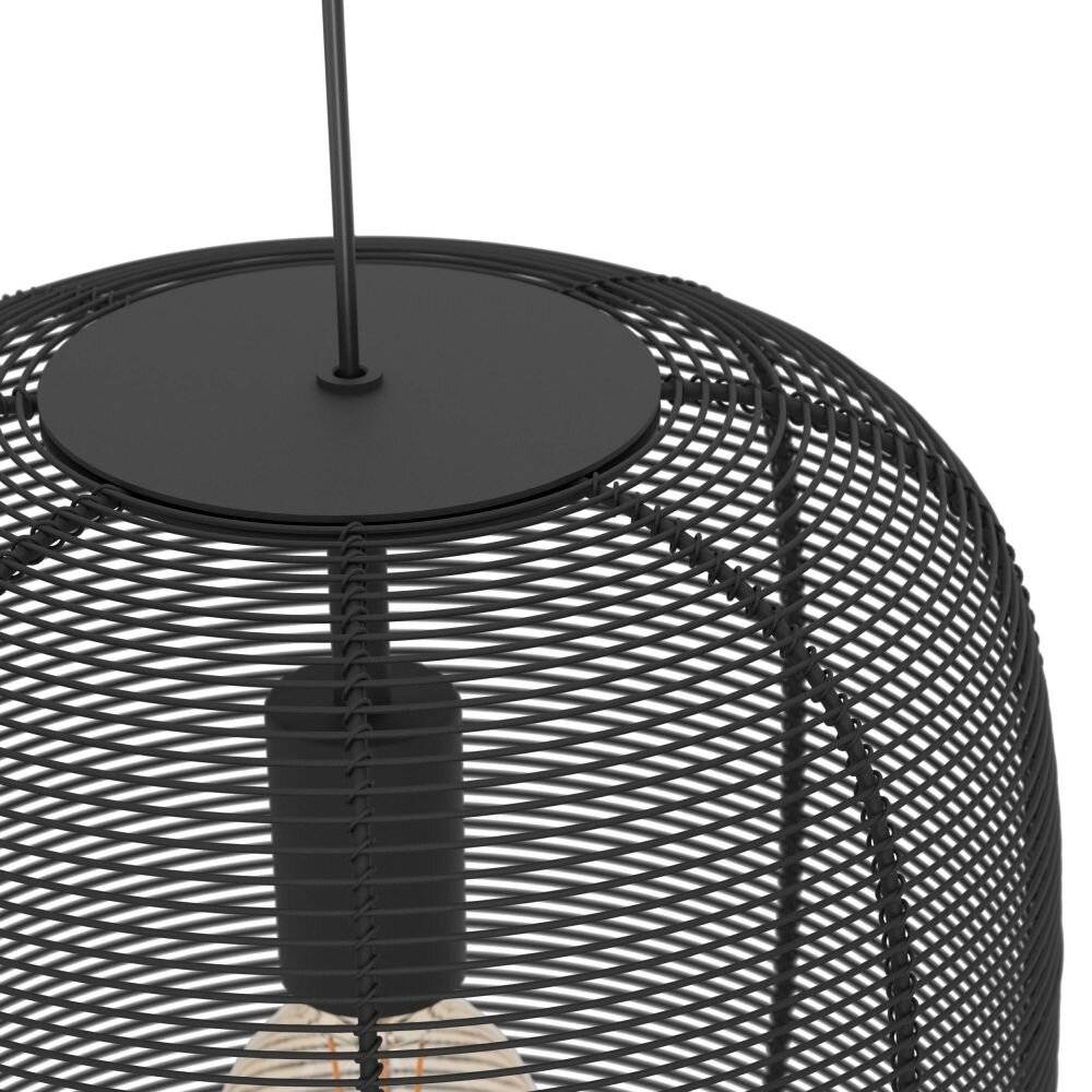 Preisbild für Eglo Pendelleuchte Rinroe Stahl Schwarz | Geeignet für E27