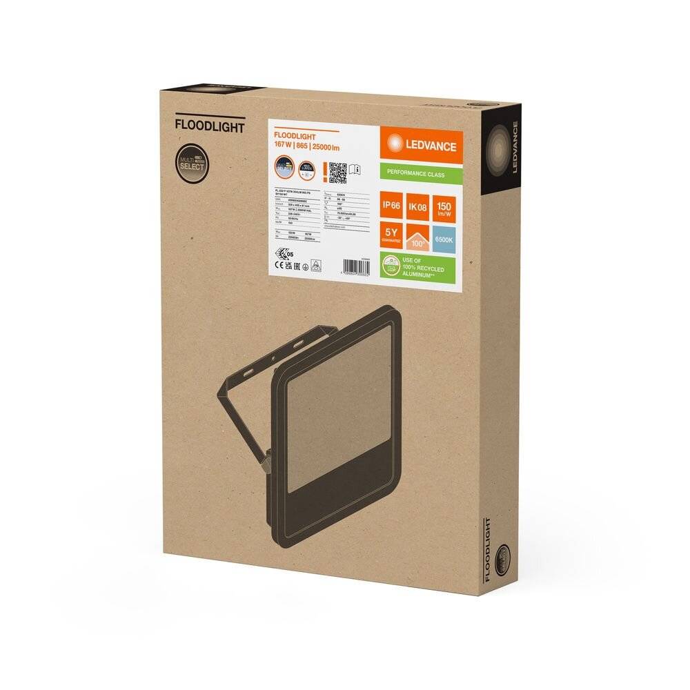 Preisbild für Ledvance LED-Fluter FL250P167W25KLM865.W