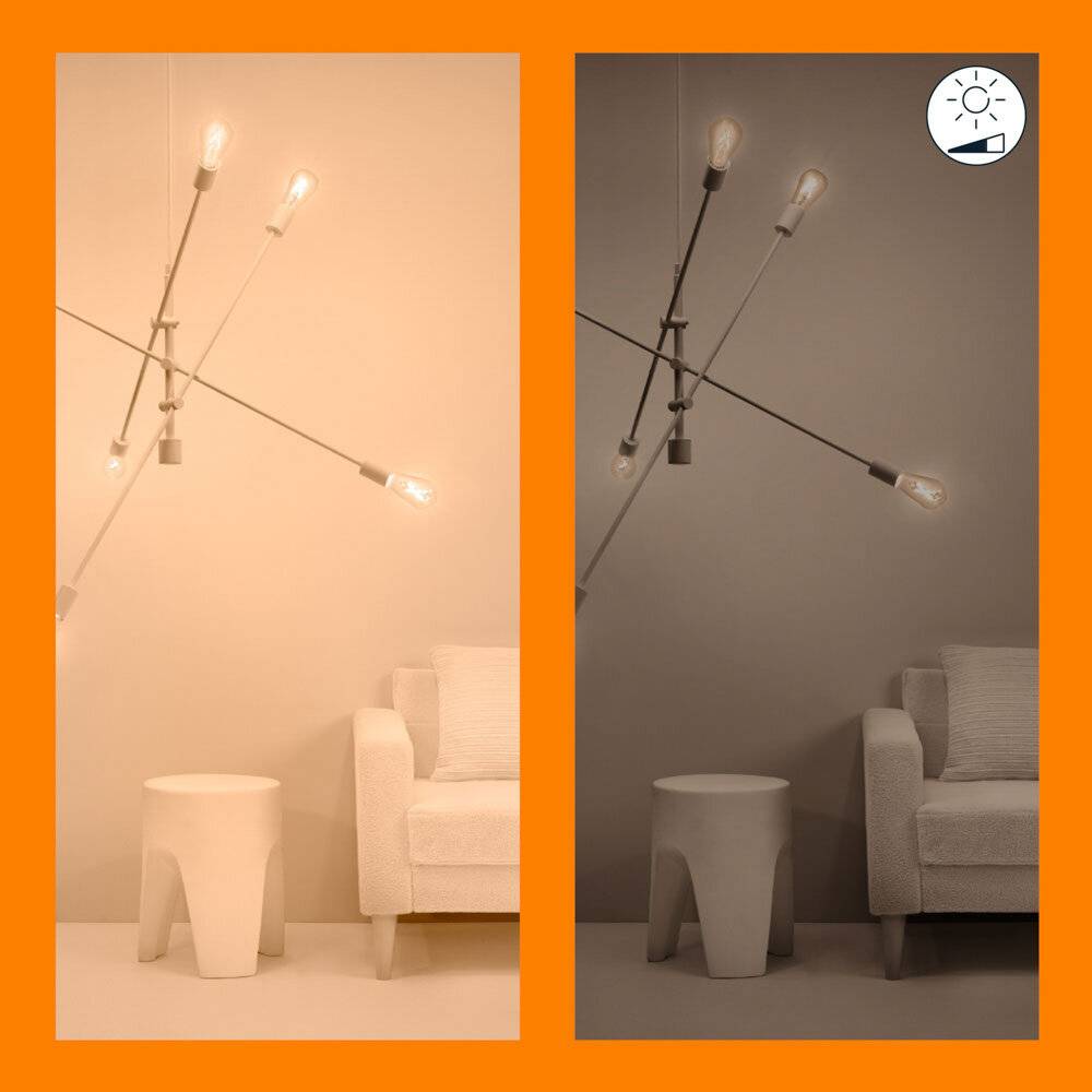 Preisbild für Doppelpack 2x WiZ Smart LED E27 Edison Fadenlampe Gold 7W 640lm | Höchste Farbwiedergabe - Dimmba