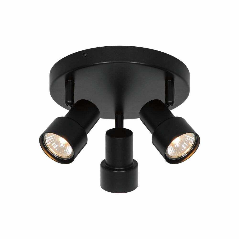 Nordlux Boston Deckenleuchte 3-rondel Metall Schwarz | Geeignet für 3x GU10-5