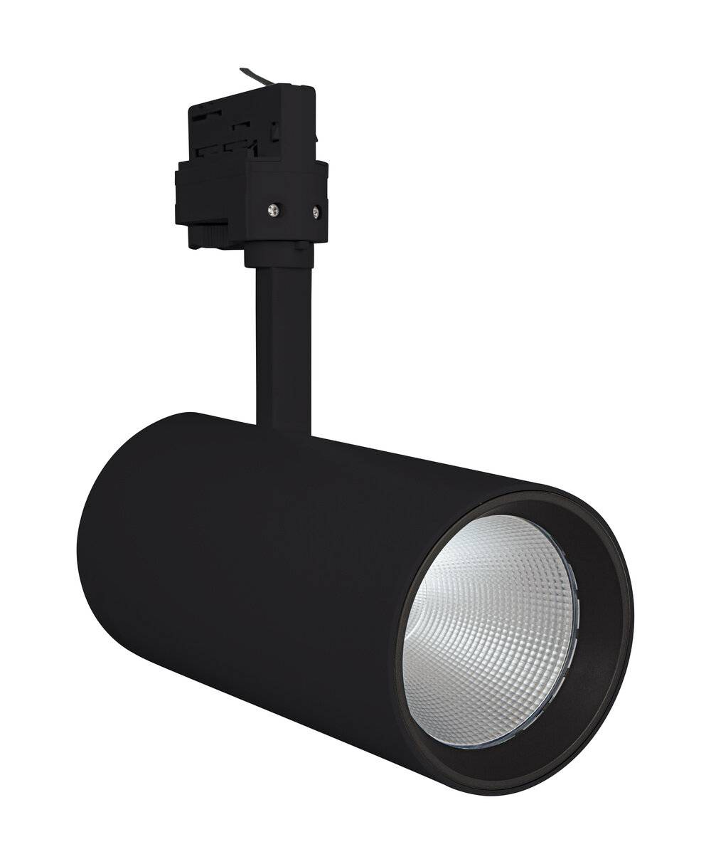LEDVANCE TRACKLIGHT SPOT D95 55W Hochvolt-Schienensystem-Leuchte 3phasig LED fest eingebaut 55 W LED Schwarz (matt)-4