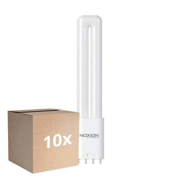 Mehrfachpackung 10x Noxion Lucent PL-L LED 7.9W 1000lm - 840 Kaltweiß | 4-Pins - Ersatz Für 18W
