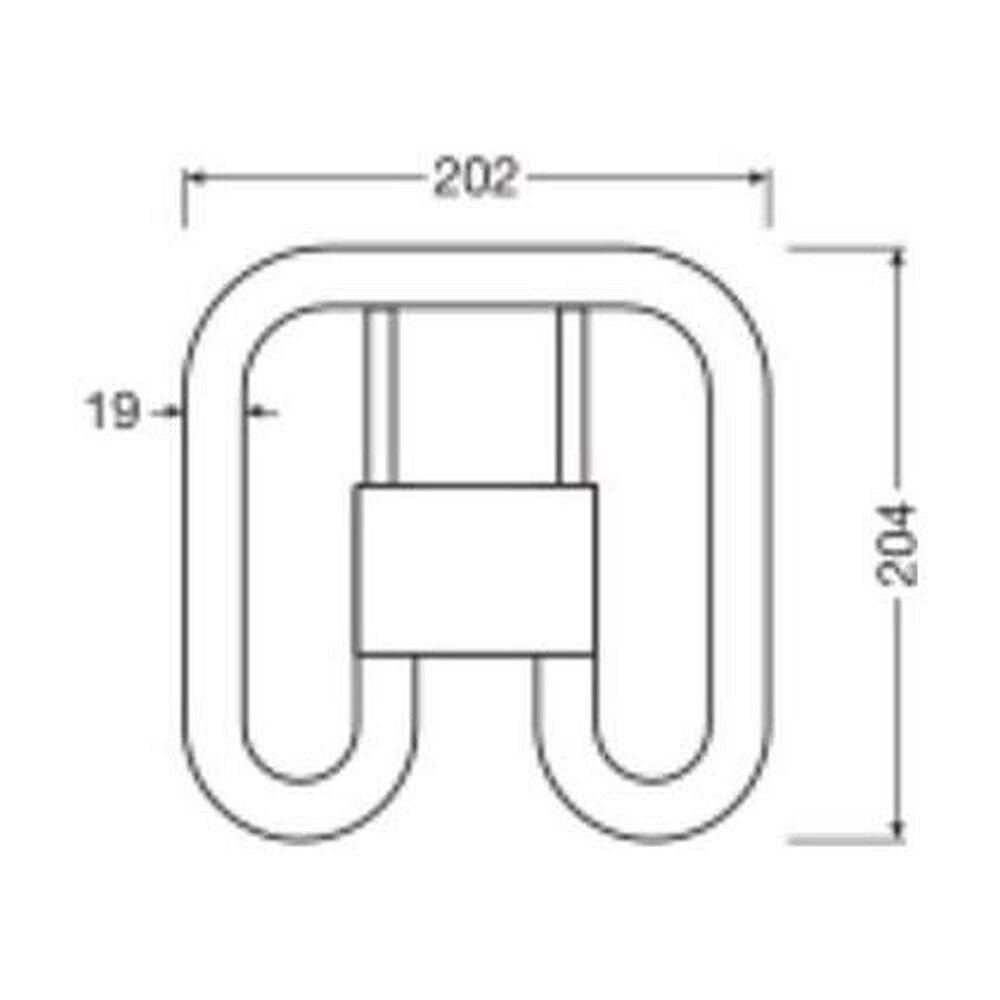 Preisbild für Ledvance Dulux-SQ LED 13W - 840 Kaltweiß| 2-Pins - Ersatz Für 28W