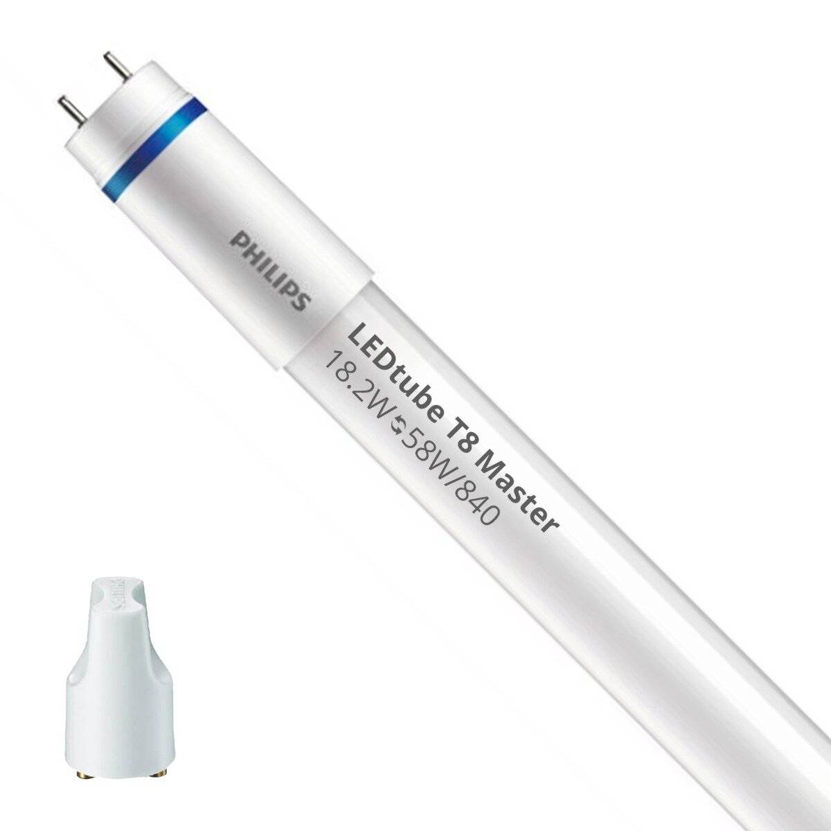 Philips LED Röhre T8 MASTER (EM/Mains) High Output 18.2W 3100lm - 840 Kaltweiß | 150cm - Ersatz für 58W-5