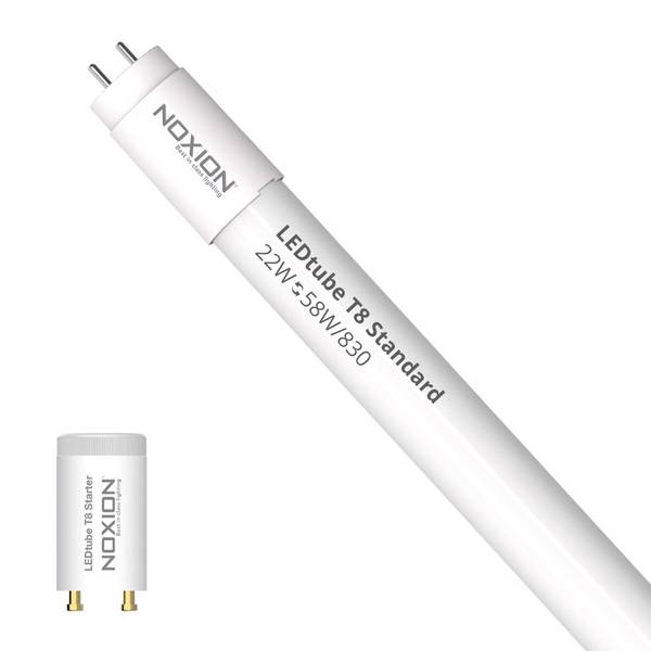 Noxion LED Röhre T8 Avant (EM/Mains) Standard Output 19W 2300lm - 830 Warmweiß | 150cm - Ersatz F