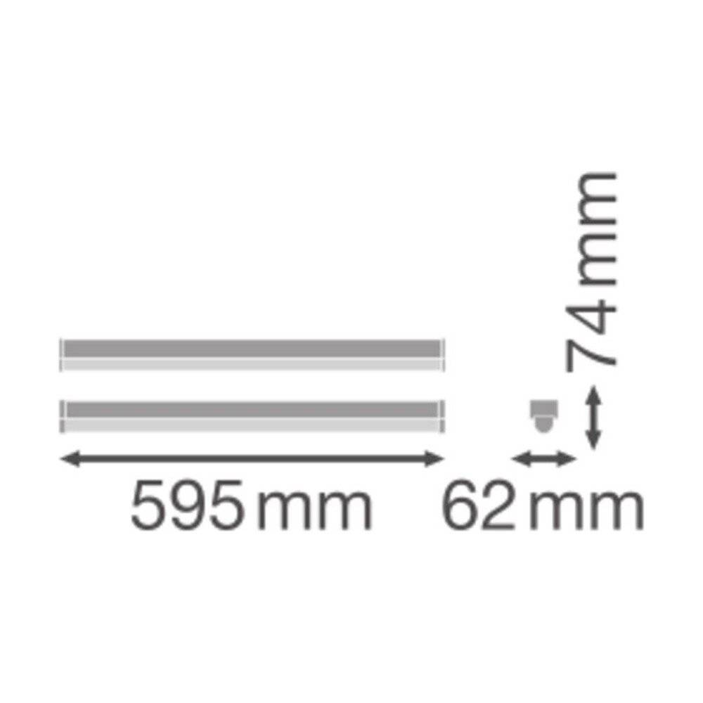Preisbild für Ledvance LED-Anbauleuchte LNUODA600P21WCSWT