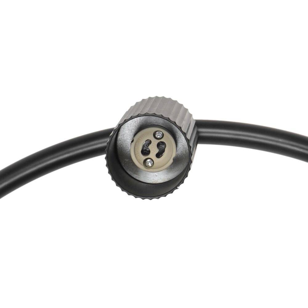 Preisbild für Nordlux Vico Pendelleuchte Aluminium und Metall Schwarz | 534mm - Geeignet für 6x GU10