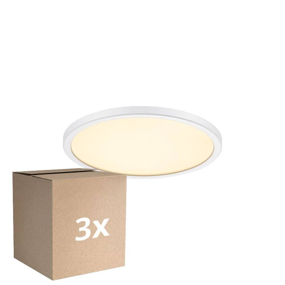 Mehrfachpackung 3x Nordlux LED Deckenleuchte Oja 24 Weiß 11W 1250lm - 827 Extra Warmweiß-0