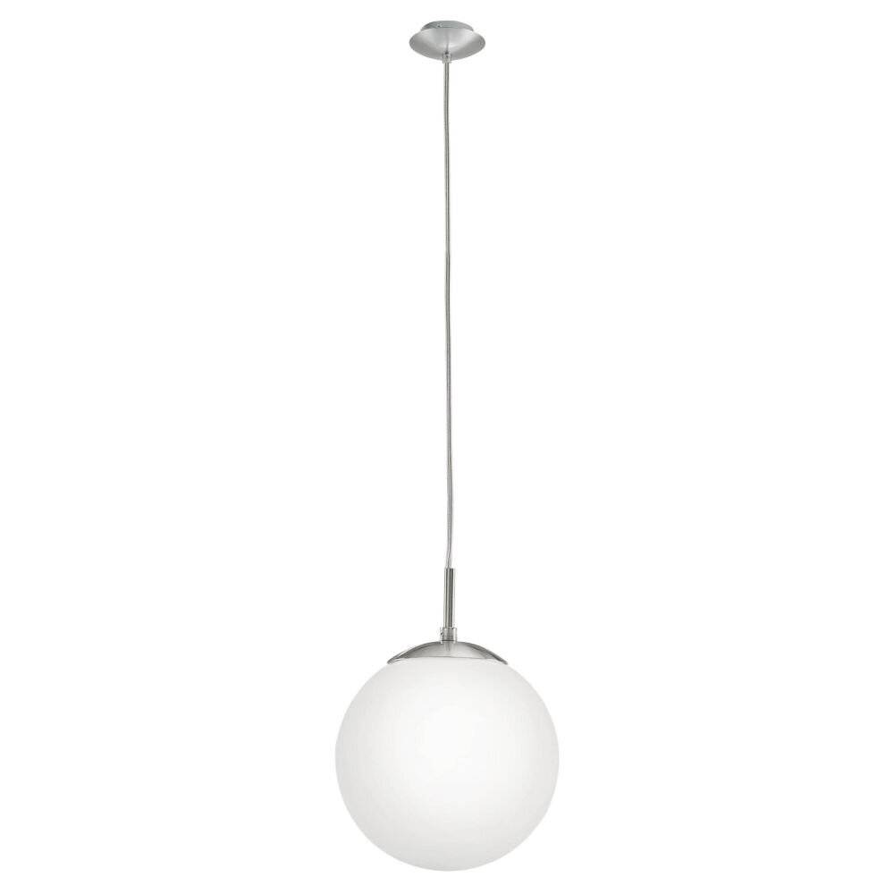 Preisbild für Eglo Pendelleuchte Rondo Stahl Satin-Nickel | Geeignet für E27