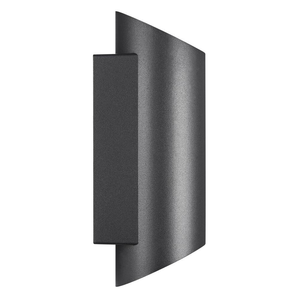 Symbolbild für Mehrfachpackung 10x Nordlux Nico Wandleuchte Aluminium Schwarz Up & Down | Geeignet für 2x GU10