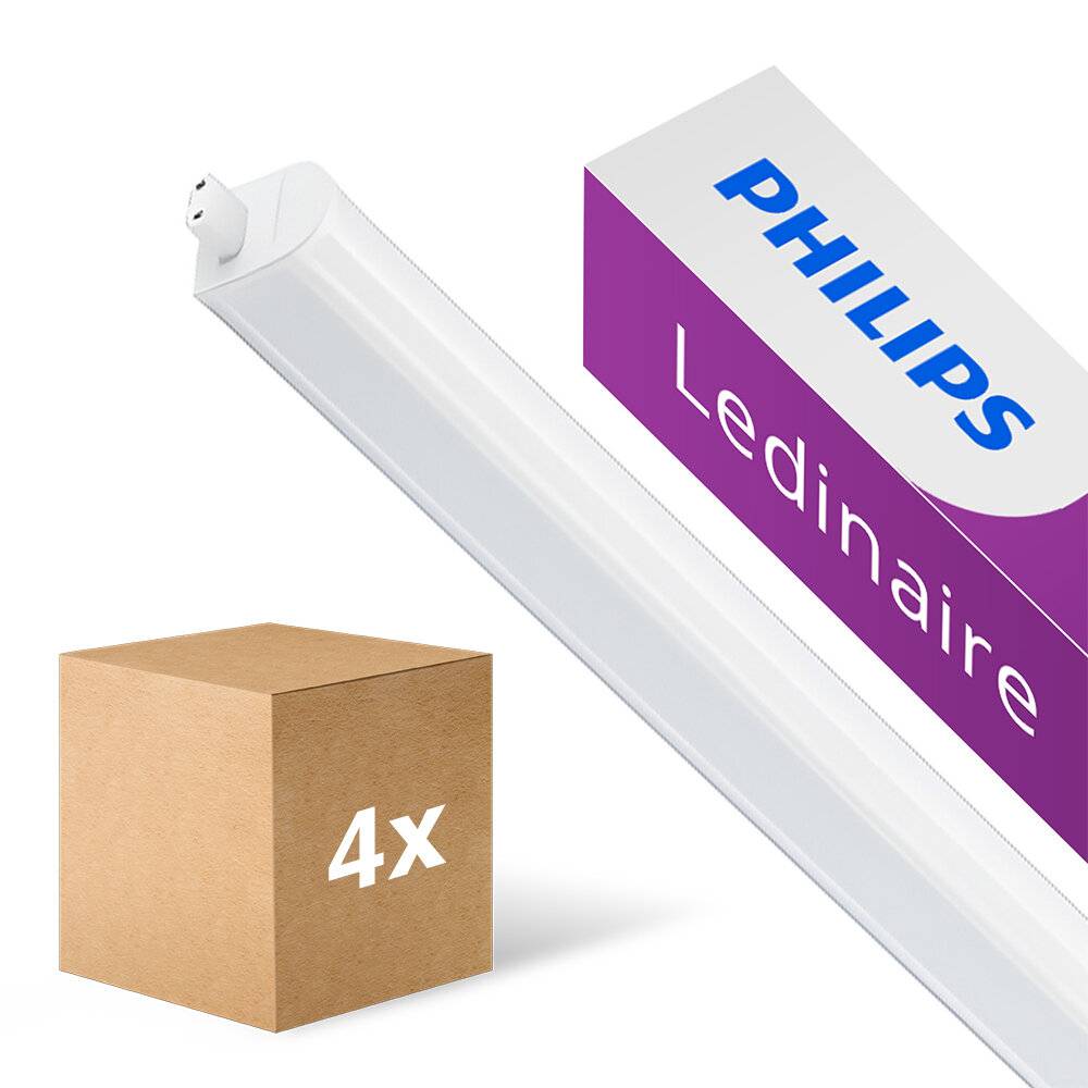 Mehrfachpackung 4x Philips LED Deckenleuchte Ledinaire BN021C 10W 960lm - 830 Warmweiß | 60cm-0