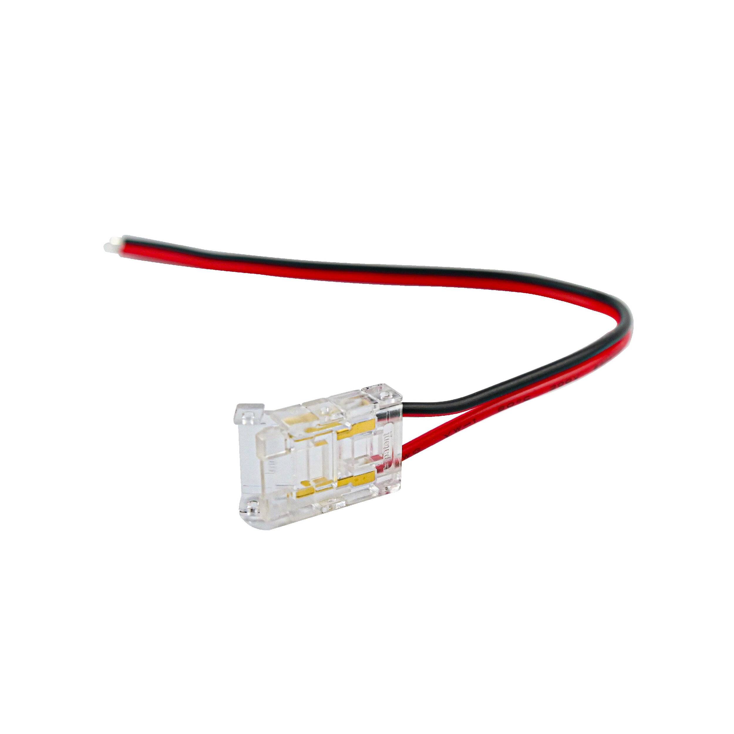 Noxion LED-Streifen Naga - Straßenbeleuchtung to Draht 15cm Verbinder (2pin/Einzelnd Farbe/10mm)-0