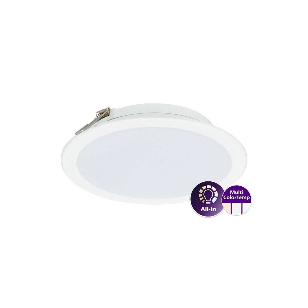 Symbolbild für Mehrfachpackung 4x Philips LED Downlight Lediniare DN065B Meta lWeiß 12W 1200lm 110D - 830-840-86