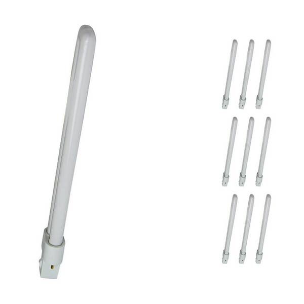 Mehrfachpackung 10x Osram Dulux S 11W 840 | Kaltweiß - 2-Pins