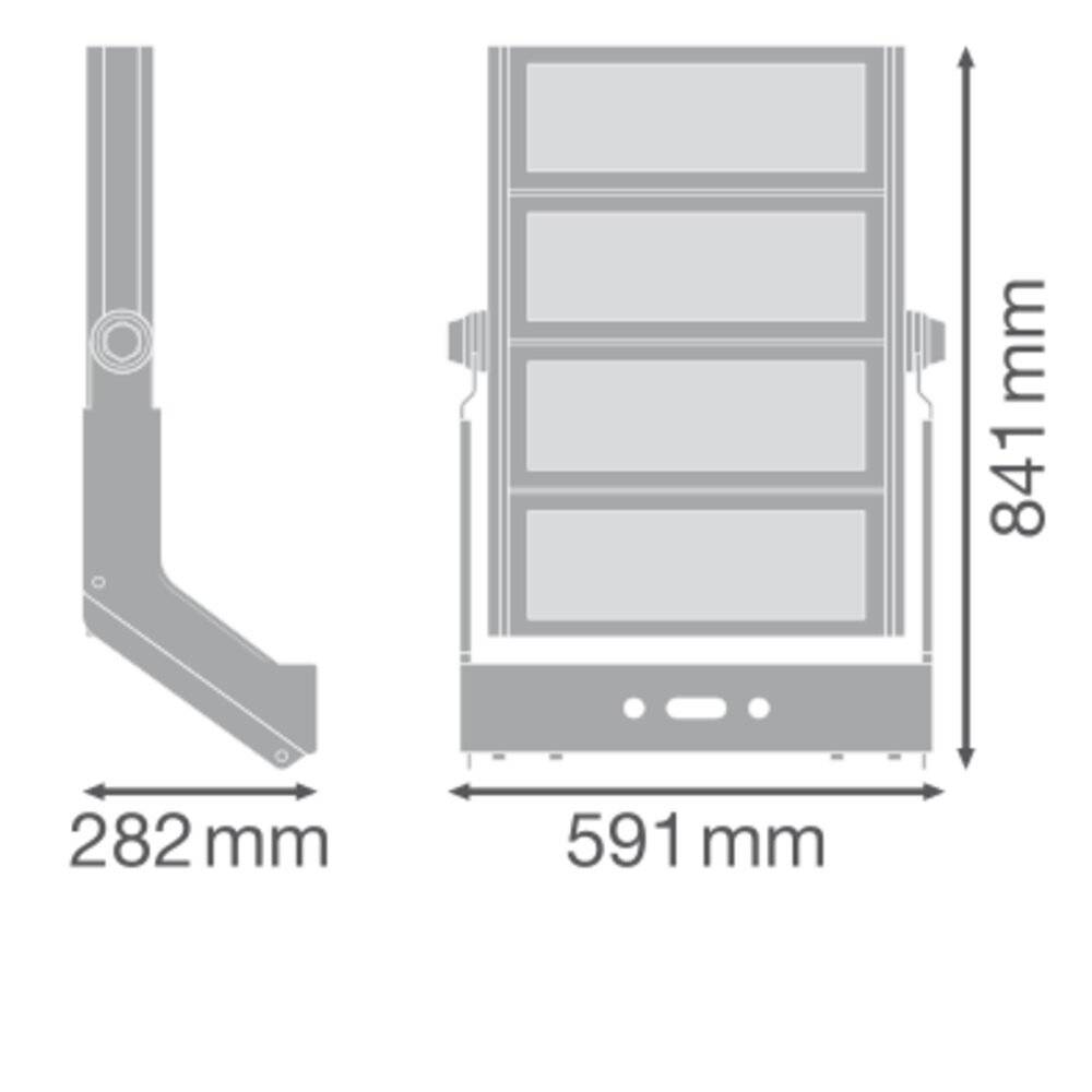 Symbolbild für LEDV FL MAX LUM P 1200W757 SYM 60 WAL FLOODLIGHT MAX 1200W LUMINAIRE HEAD
