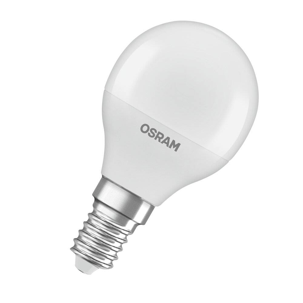 Preisbild für Osram LED Star Classic E14 Kugel Matt 4.9W 470lm - 840 Kaltweiß | Ersatz Für 40W