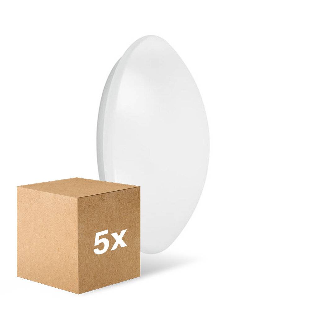 Mehrfachpackung 5x Ledvance Surface Rund 400 24W 830 1920lm Weiß IP44 | Warmweiß-0