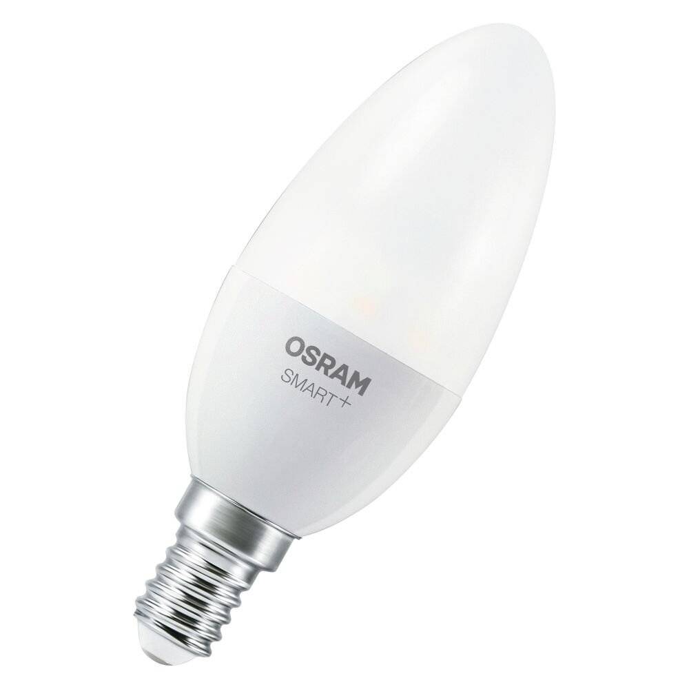 Osram Smart+ Kerze E14 Matt 4.9W 470lm - 827 Extra Warmweiß | Zigbee Dimmbar - Ersatz Für 40W-0
