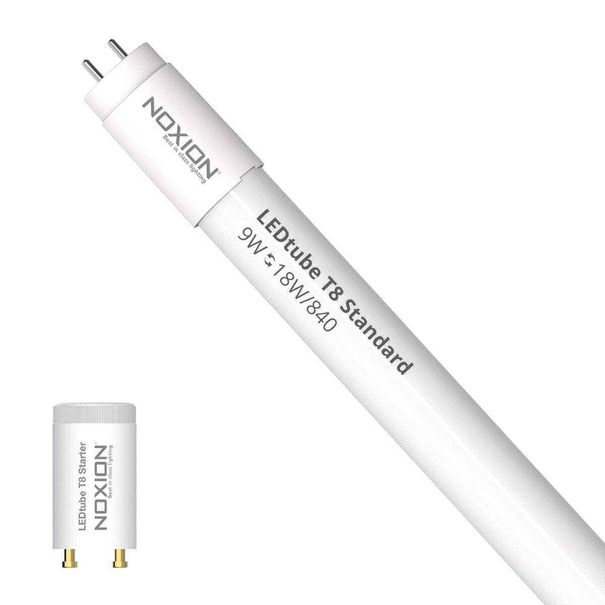 Noxion LED Röhre T8 Avant (EM/Mains) Standard Output 7.5W 900lm - 840 Kaltweiß | 60cm - Ersatz Fü-0