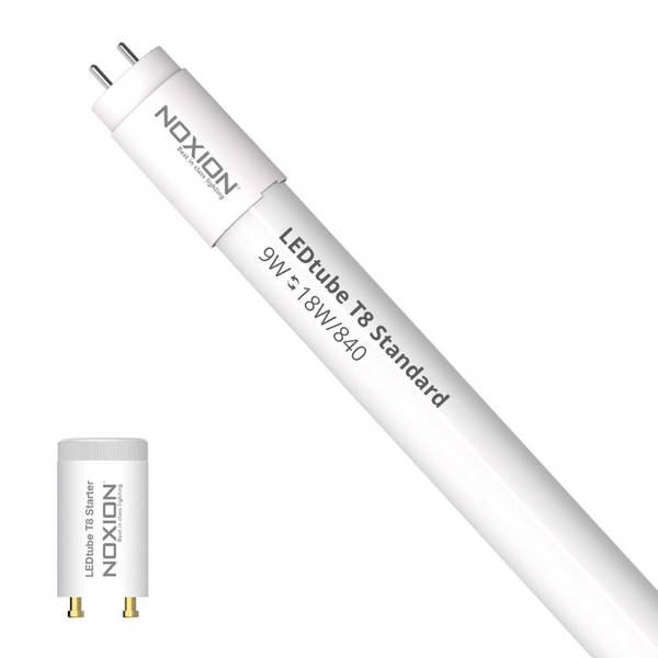 Noxion LED Röhre T8 Avant (EM/Mains) Standard Output 7.5W 900lm - 840 Kaltweiß | 60cm - Ersatz Fü