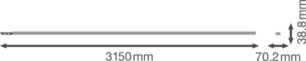 Symbolbild für LEDVANCE Tragschiene 5-pol. VE10 TRUSPFMRAIL30005P10X