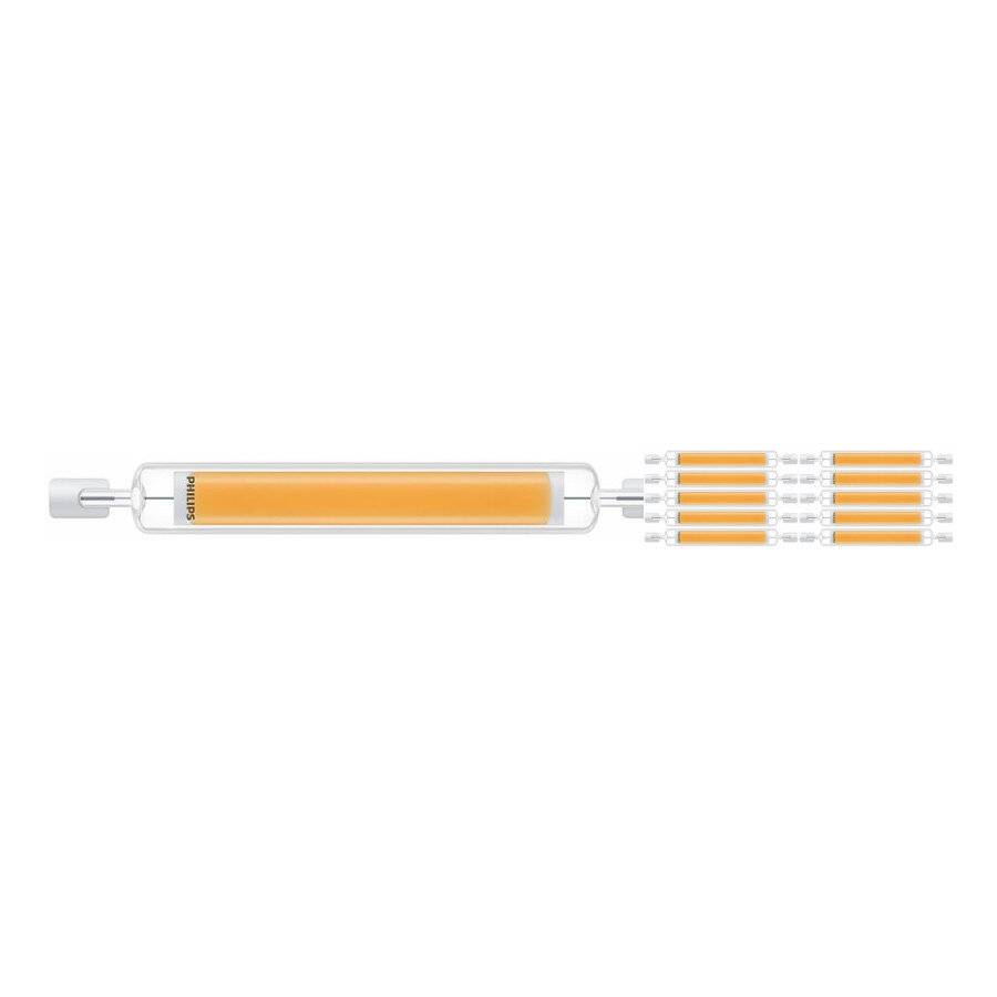 Mehrfachpackung 10x Philips Corepro LED Lineair R7s 118mm 7.2W 810lm - 830 Warmweiß | Ersatz für-0