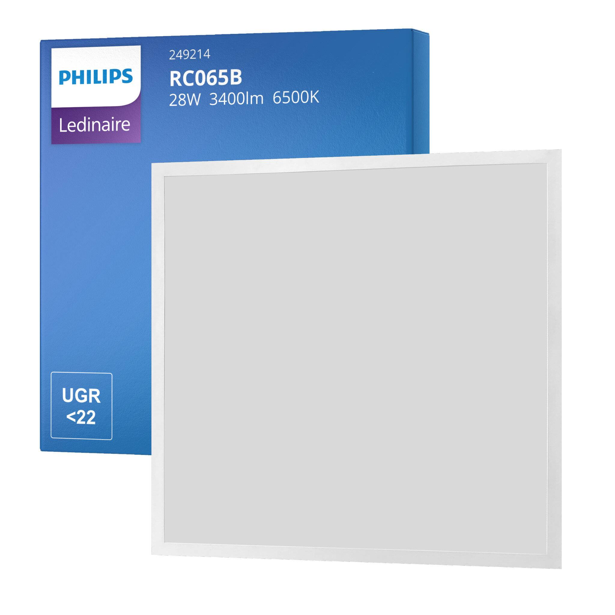 Symbolbild für Mehrfachpackung 6x Philips LED Panel Ledinaire RC065B 28W 3400lm - 865 Tageslichtweiß | 60x60cm
