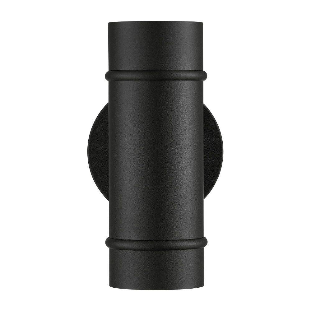 Preisbild für Nordlux Artilus Wandleuchte Aluminium und Glas Schwarz | IP54 - Geeignet für 2x GU10