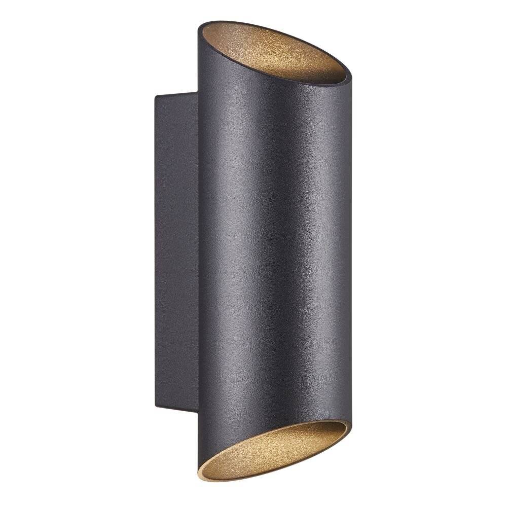 Preisbild für Mehrfachpackung 10x Nordlux Nico Wandleuchte Aluminium Schwarz Up & Down | Geeignet für 2x GU10