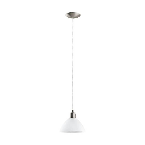 Eglo Pendelleuchte Brenda Stahl Satin-Nickel | Geeignet für E27