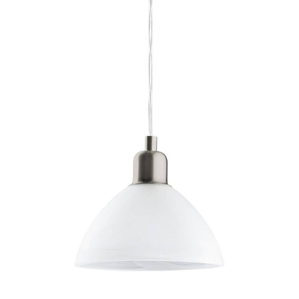 Symbolbild für Eglo Pendelleuchte Brenda Stahl Satin-Nickel | Geeignet für E27