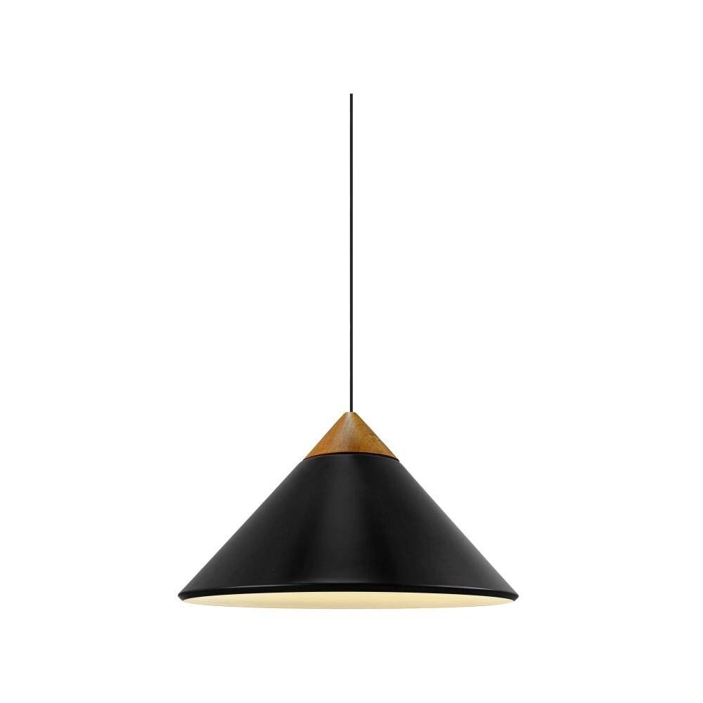 DFTP by Nordlux Kinto Pendelleuchte Metall und Holz Schwarz | 420mm - Geeignet für E27-0