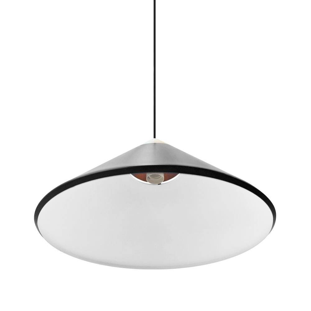 Preisbild für DFTP by Nordlux Kinto Pendelleuchte Metall und Holz Schwarz | 420mm - Geeignet für E27