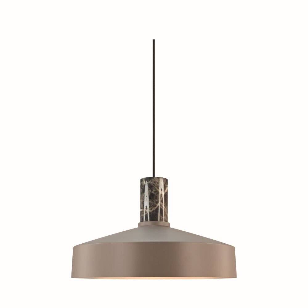 Nordlux Elvas Marble Pendelleuchte Metall Braun | Geeignet für 1x E27-0