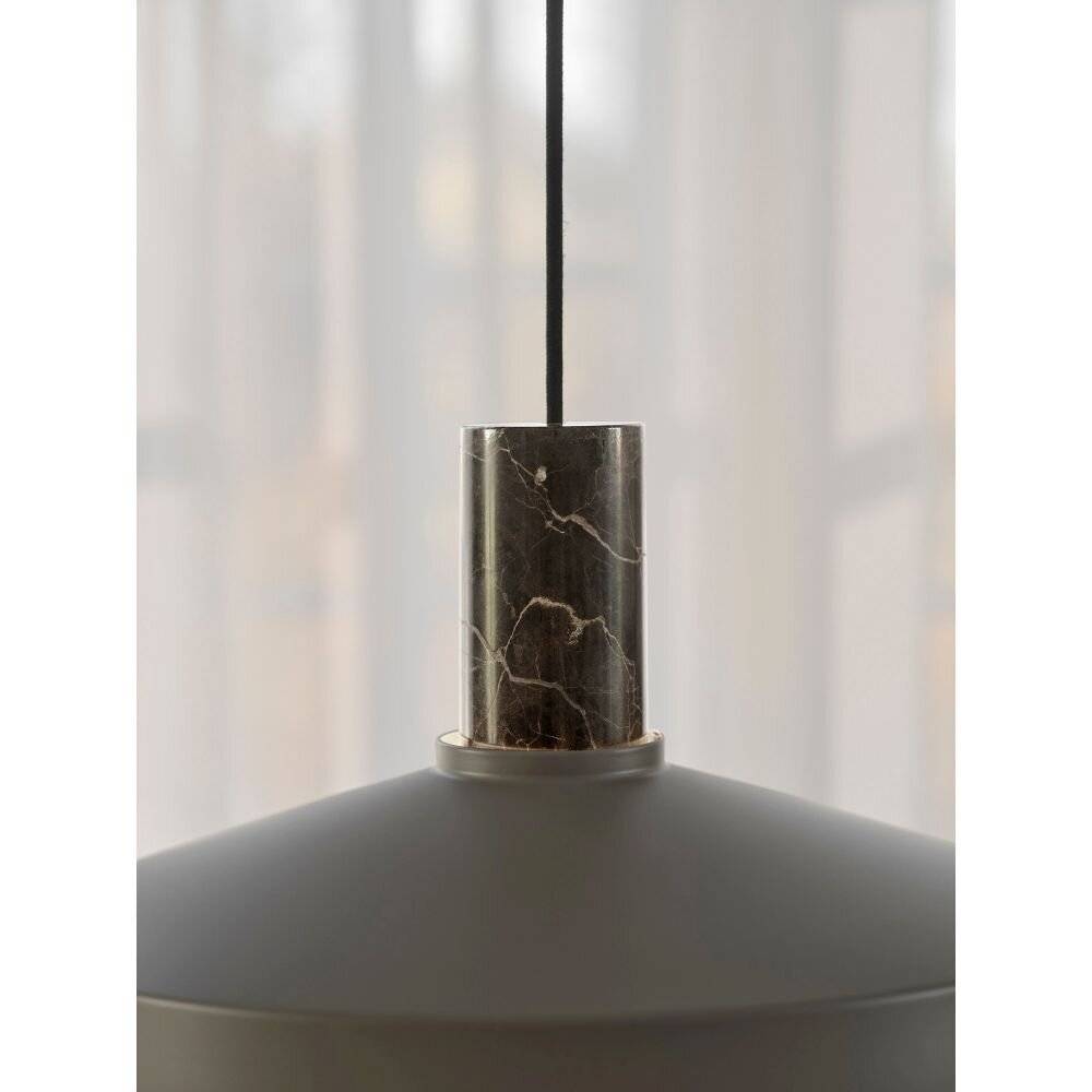 Symbolbild für Nordlux Elvas Marble Pendelleuchte Metall Braun | Geeignet für 1x E27