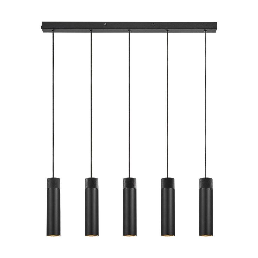 Nordlux Pendelleuchte Tilo Metall Schwarz | IP20 - Geeignet für 5x GU10-6