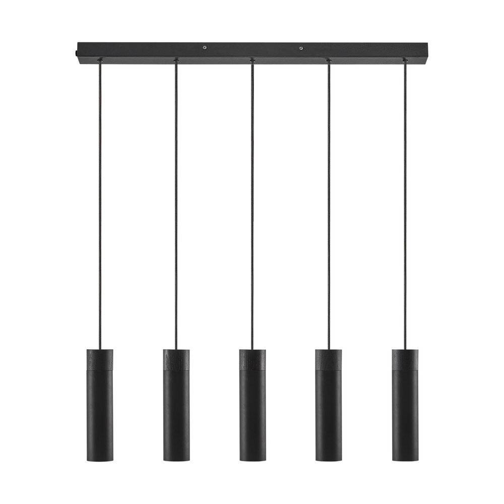 Preisbild für Nordlux Pendelleuchte Tilo Metall Schwarz | IP20 - Geeignet für 5x GU10